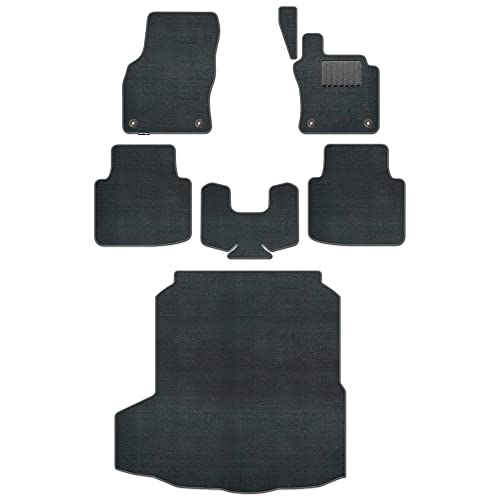 Hotfield VW フォルクスワーゲン 互換品 ARTEON アルテオン シューティングブレーク 3HD系 フロアマット+トランクマット ラゲッジマット/プレーングレー