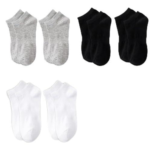 Mens No Show Trainer Socks,Mens Trainer,Men’s 6 Pairs Low Cut Ankle Invisible Socks,for Men and Women,Running,Athletic Wear,Breathable Cotton Running, Durable & Quick Drying