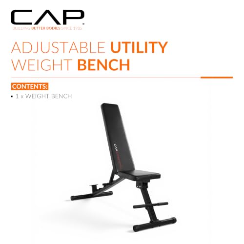 Image of CAP Barbell Multi-Purpose Adjustable Utility Strength Training Weight Bench | Multiple Options