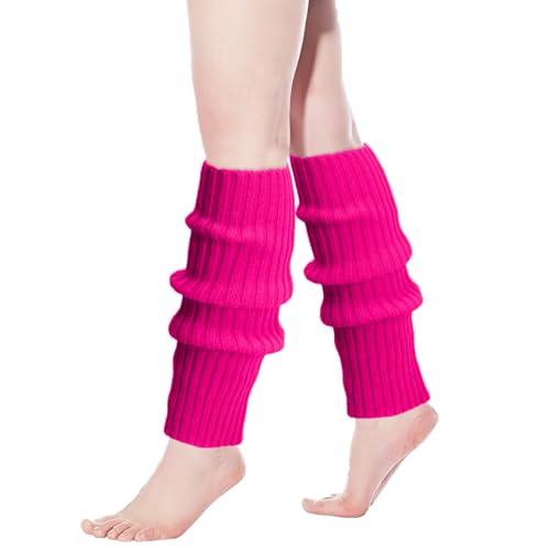Image of 80s White Leg Warmers for Women - Winter Long Leg Warmers, 80s Outfit
