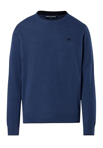 Pull en cachemire homme North Sails bleu pour un style casual chic