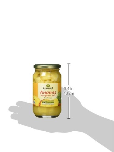 Alnatura Bio Ananas, Abtropfgewicht 200g