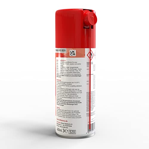 TFC Abbeizer Spray I 400 ml - Entlacker & Dichtungsentferner I Kraftvolle Entfernung von Lack, Klebstoff, Öl und Bitumen I geeignet für Metall, Holz, Keramik und Glas, PE & PP
