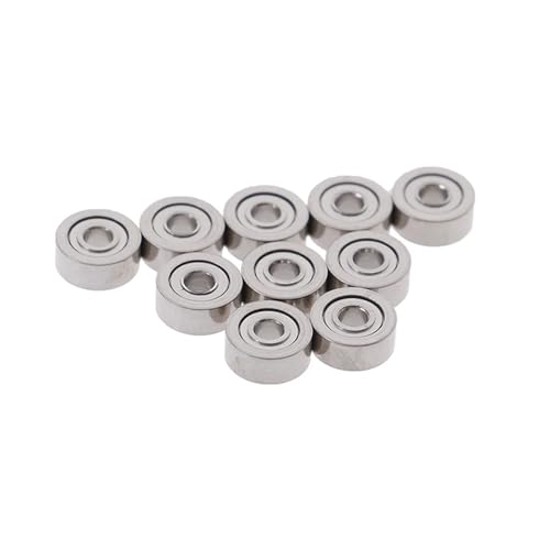 Rodamientos de bolas MR62ZZ de fricción reducida y giro suave para motores pequeños 10 unidades