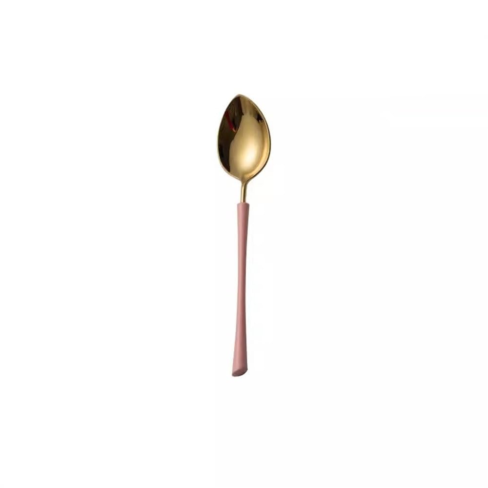 Cuillères De Service Cuillère délicate en Acier Inoxydable, cuillère à café Domestique, cuillère à Dessert