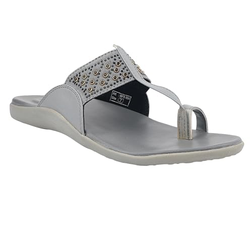 Image of Medifeet Women's Studded Toe-Ring Sandals