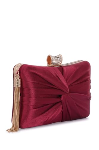 TOOBA Women's Handcrafted Beautiful Bling Box Clutch Bag - Image 3