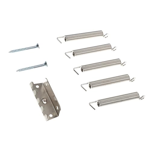 NULYLU エレキギター用トレモロスプリング シルバー 軽量設計 取り付け簡単 ポリフォニーブリッジ対応 レトロからモダンギターまで