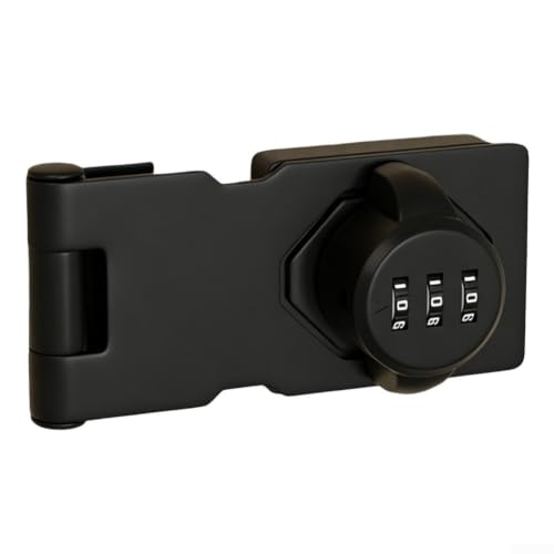 Cerradura segura de fijación de tornillo de 3.5 pulgadas para armarios de contraseña, refrigeradores, cajones, unidades de doble puerta, archivadores para una protección versátil (D)