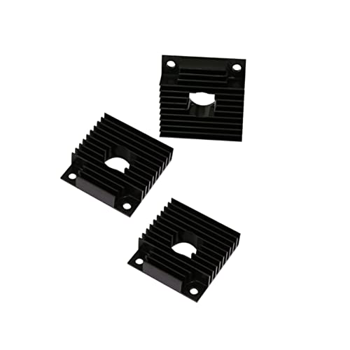 Artibetter 3pcs Aluminum Cooling Block Heatsink for Efficient Thermal Transfer for Printers Material for Pcb and Electro