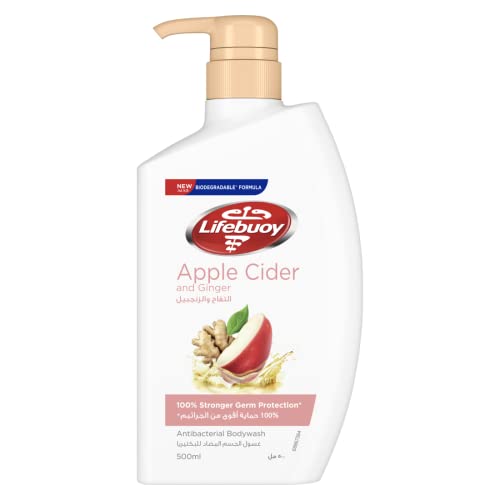 Lifebuoy Apple Cider & Ginger Anti-Bacterial Body Wash 500ml