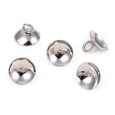 UNICRAFTALE Stainless Steel Bead Caps for Jewellery Making Cover
