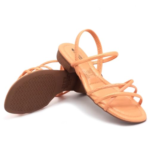 Sandália Mississipi Salto Baixo Tiras Calce Fácil Feminino MI043