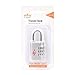 Produktbild Dresz Luggage Locks Gepäckschloss, 6 cm, Silver