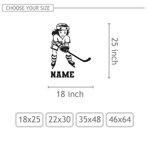 Vinilo decorativo personalizado hockey SolowayDecor miniatura 3
