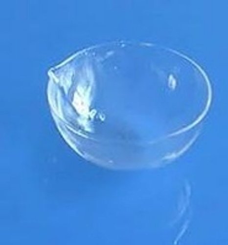Plat d'évaporation 90 mm capsule en quartz fond rond verrerie chimie
