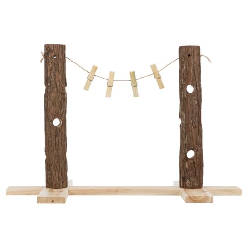 Trixie 61198 Futterbaum Duo, Kaninchen, Rindenholz, 839 g