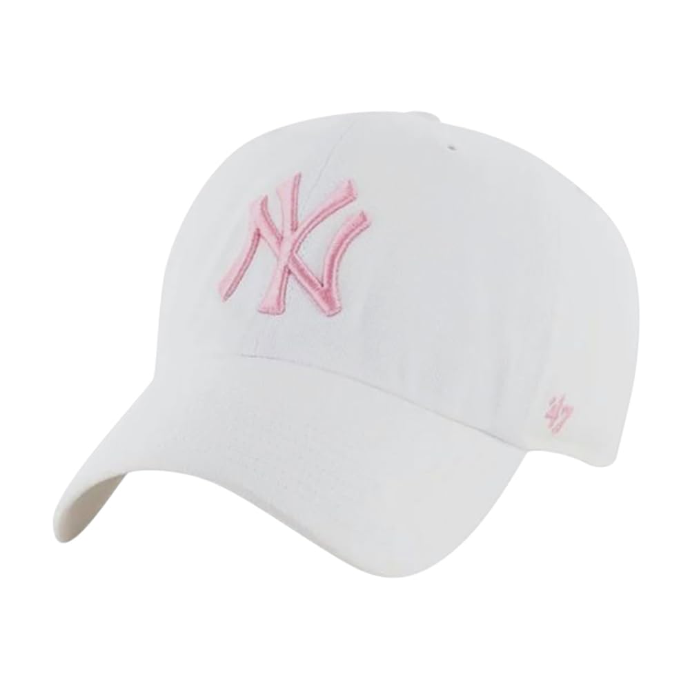 47 Brand MLB New York Yankees Branson Cap B-BRANS17CTP, Unisex, New York Yankees White, One Size โ image 1