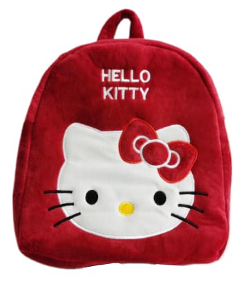 striders Hello Kitty Toy Bag – Plush Mini Backpack for Girls | Cute Kitty School Bag for Kids-picture-46