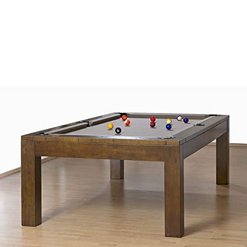 Billiard-Royal Billardtisch Pooltisch Modell Olivia Walnuss 7 ft. inkl Tischplatte mit hochwertigem K-55 Bandengummi und freier Tuchwahl – Bild 3