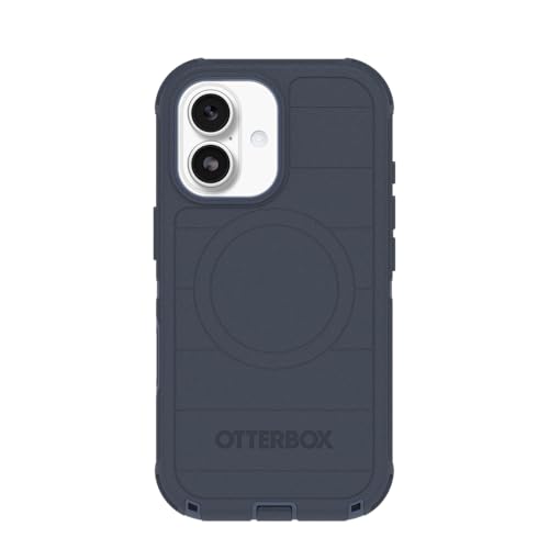 Image of OtterBox iPhone 17 Defender Pro Series Case - Blue Sentiment - Tough, Rugged & Durable iPhone Case, Snaps on MagSafe