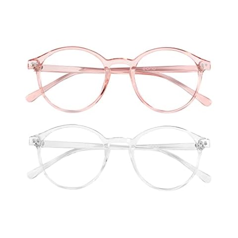 Pack de 2 gafas de bloqueo de luz azul no graduadas Eono Cover