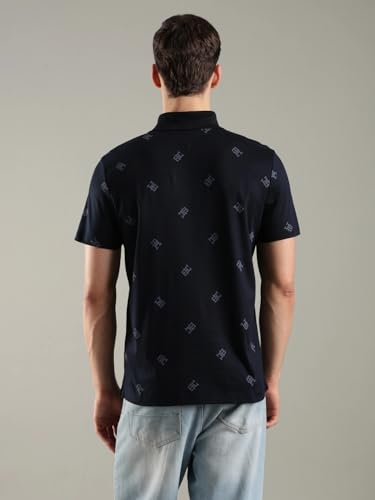 Image of Logo Regular Fit Cotton Polo T-Shirt