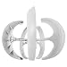 Moracle Aerogenerador 600W 12V Generador de Turbina Eólica Linterna Blanca Generador de...