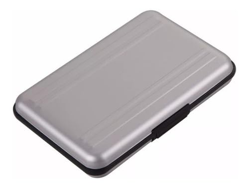 Case Micro E Sd Aluminio Porta Cartão Memoria Estojo Prata