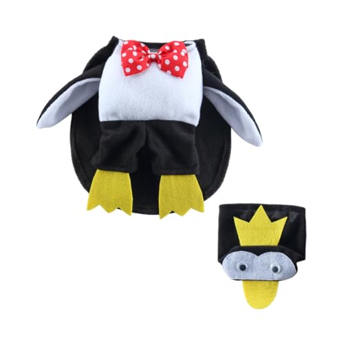 Disfraz Capa de Pingüino para Perro Talla S