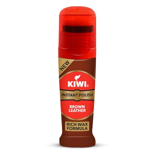Kiwi Instant Polish - Brown Leather 75ml
