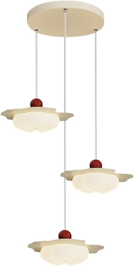 Lampe suspendue en grappe de fleurs nordiques moderne pour table à manger