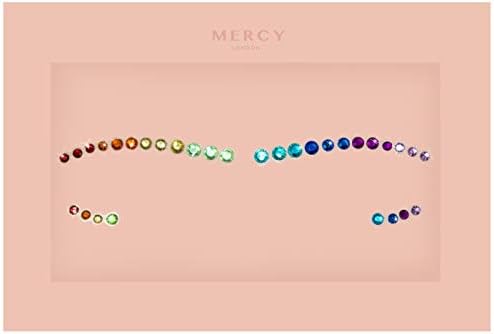 Love is Love Face Jewels ✮ Mercy London Crystal Rhinestones Tattoo Face Gems Jewels Rainbow Pride Heart Stick On image 4