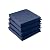 coolboss Outdoor Chair Cushions Set of 4, Outdoor Cushions for Patio Furniture, Water Resistant Chair Cushions for Outdoor Furniture Square Corner Patio Cushions with Non-Slip Ties, 18.5"x16"x3, Navy