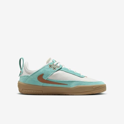 Nike SB Day One Big Kids' Skate Shoes (FN4210-301, Green Frost/Phantom/Gum Light Brown/Dark Russet) Size 73