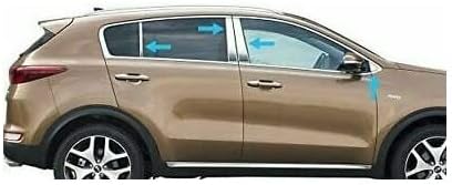Pillar Post for 2017-2022 Kia Sportage (Stainless Steel) (6 Piece)