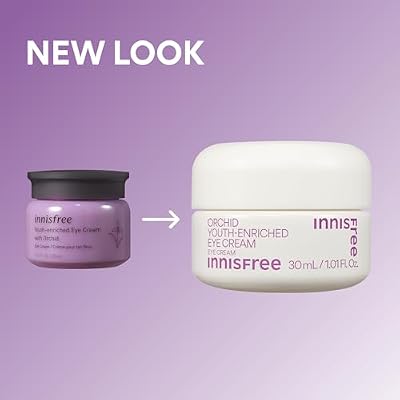 innisfree Orchid Youth-Enriched Eye Cream, Korean Firming Eye Treatment to Smooth Fine Lines