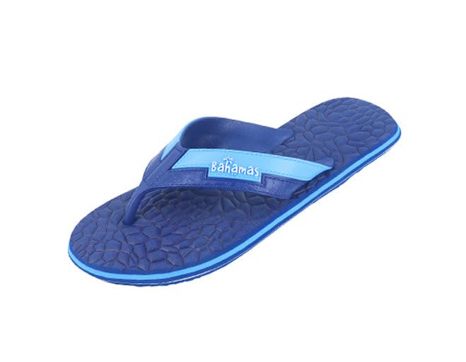bahamas Men's Flip Flops BHG-257 Navy Blue & Sky | Lightweight Comfortable Daily Use Slippers for Gents | Anti-Slip Sole-picture-12