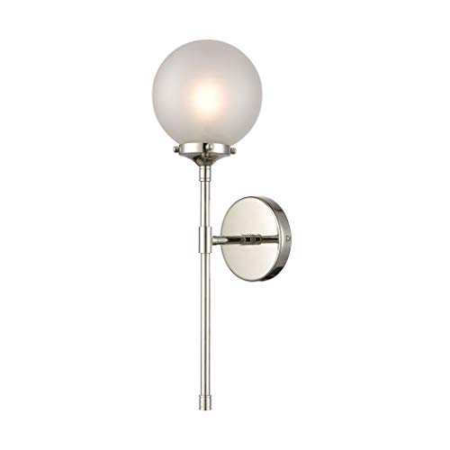 🔥 Crazy Deals Elk Lighting 15361/1 Wall Sconce, Polished Nickel