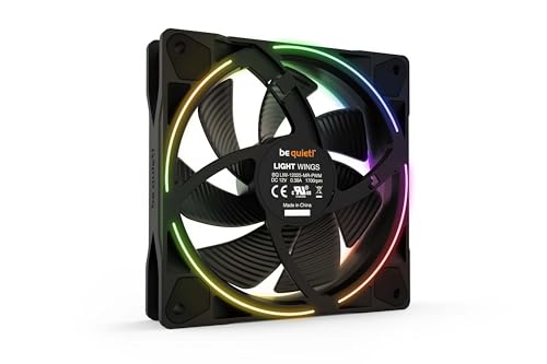 Image of be quiet! Light Wings 120mm PWM Premium ARGB Premium Low Noise Cooling Fan | 4-Pin | Black | BL072