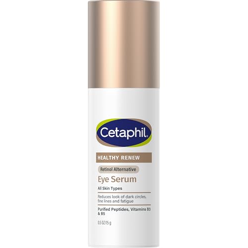 Cetaphil Healthy Renew Eye Serum 15g. Anti Aging Retinol Alternative with Purified Peptides & Niacinamide. Targets Appearance of Dark Circles and Fine Lines. Dermatologist Tested