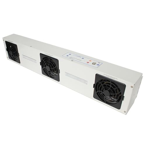 Ionizador de aire con 3 ventiladores y cobertura 80x60 cm miniatura 1