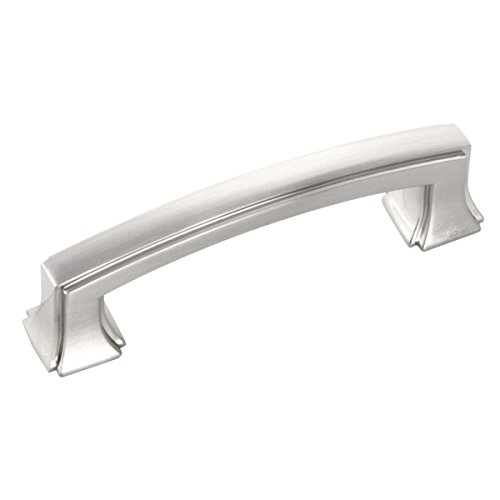Hickory Hardware P3231-SN-10B Bridge's Collection Pull 3 Inch Hole Center, Satin Nickel, 10 Each