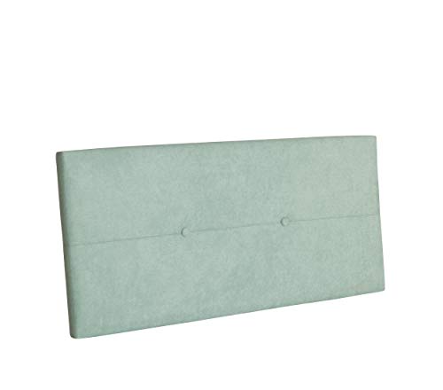 DHOME Cabecero de Polipiel o Tela AQUALINE Pro cabeceros Cabezal tapizado Cama Lujo (Tela Verde Agua, 110cm (Camas 80/90/105))