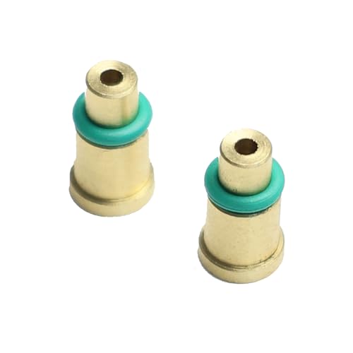 Navrange Lot de 2 adaptateurs de recharge de gaz en laiton pour briquet S.T Dupont Red Caps Ligne1