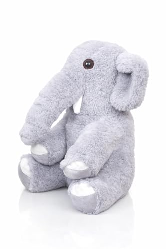 Image of Fun4You-Grey Elephant Soft Toy for Kids (40cm) | Cute Elephant Plush Stuffed Animal | Super Soft Teddy for Girls & Boys | Birthday Gift & Room Decor