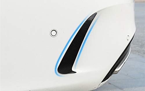 Carbon Fiber Style Rear Bumper Spoiler Air Vent Outlet Trim Cover for Mercedes-Benz Benz E Class Coupe C238 2016-2019