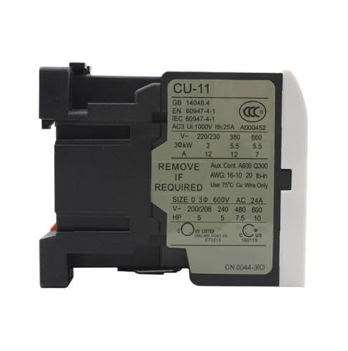 Contacteur CU-11 AC 24V pour sécuriser un circuit de commande 4 NO