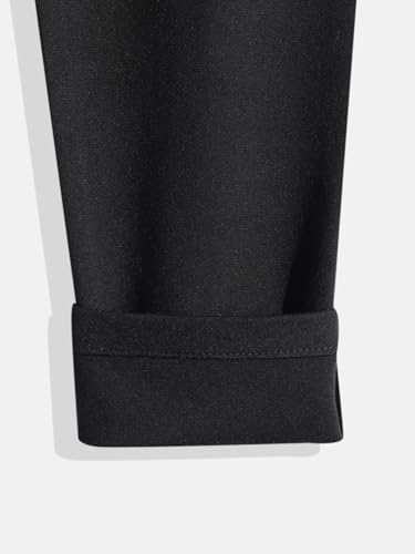 Image of CAVIO Boys Stretchable Solid Regular Fit Trousers with Belt
