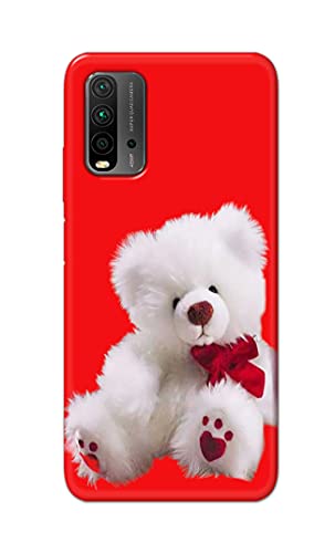 Image of PRINTFIDAA Teddy Bear Love Romantic Valentines Day Dumbo Printed Designer Hard Back Case Cover for Xiaomi Redmi 9 Power -(TY) MVN1001